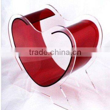 Heart-shaped acrylic fish tank