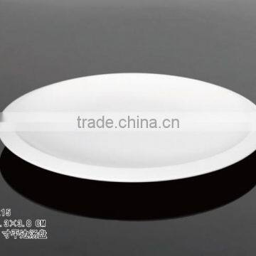 High Quality Cutomized Unbreakable 100% 12" Melamine Food Grade Customized Plastic Serving Pizza Tray