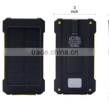 High Quality Mini 10000 Mah Rohs Solar Cell Phone Charger Power Bank photo-2