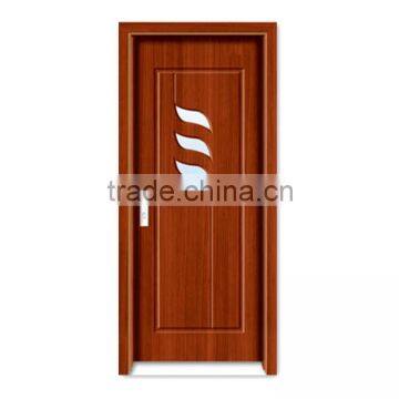 High quality bedroom door MDF wooden door with pvc coated