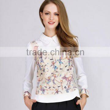 PRETTY STEPS latest fashion women's casual animal print blouses shirts plus size
