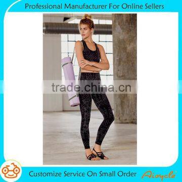 OEM custom yoga pants, wholesale sport leggings women's gym wear