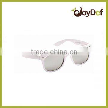 Cheap Promotion Soft Feel Rubber white Sunglasses Wholesale