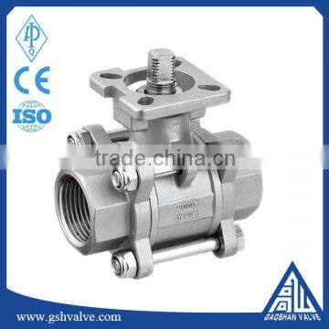 Stainless Steel 304/316L 3pc Inter Thread Ball Valve photo-5
