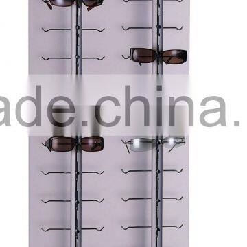 floor optical display stand;locking sunglasses display rack;revolving eyeglasses display shelf
