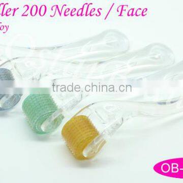 200 Titanium Needles Micro Needle Roller With Curved Handle MN 02