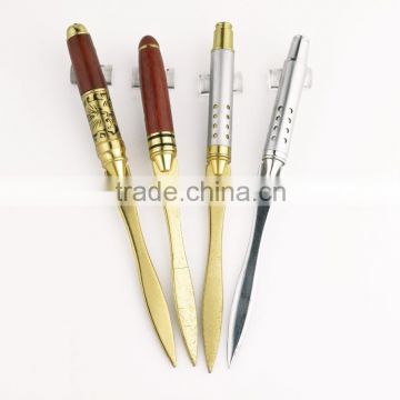 High-grade wood pen+The envelope knife set,wood promotional gift sets