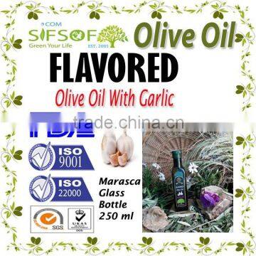 Flavored Olive Oil With Garlic. Premium Quality Olive Oil With ISO9001 Certification. Glass Bottle 250 Ml. photo-5