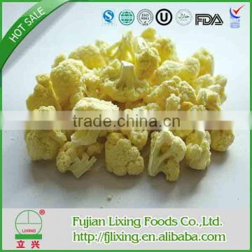 Freeze-dried cauliflower for foods material