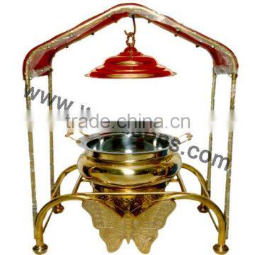 New Design Chafing Dish | Brass Plated Chafing Dish | Handmade Chafing Dish | Metal Made Chafing Dish photo-4