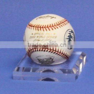 BASEBALL DIMPLE BLOCK ACRYLIC DISPLAY STAND