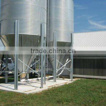 galvanized feed bin for poultry feed or grain