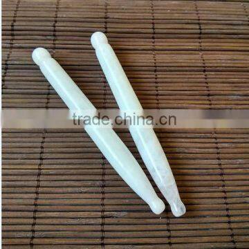 Natural Jade Aventurin Rose Quartz Acupuncture Massage Stick photo-2