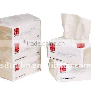 Sustainable wheat straw organic face paper manufacture