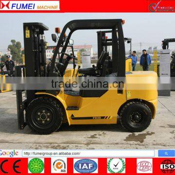 Hot sale Chinese CE approved 3 ton diesel forklift