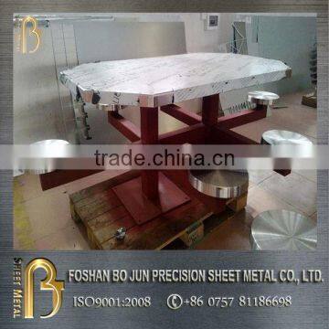 High quality custom metal table and chair for restaurant made in china