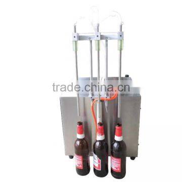 Semi Automatic Customized Bottom up 3 Heads Liquid Soap Filling Machine photo-3