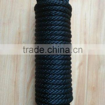 Hinges type polypropylene solid braide rope polyester cord