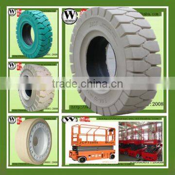 top quality electric forklift trucks spare parts, 6.50-10 non marking solid tires