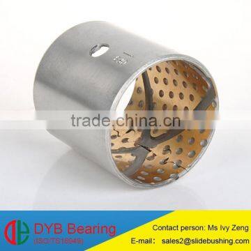 UF850 Bimetal Bush Steel+bronze Layer 0.3mm-0.6mm Copper Bushing Oil Groove Bronze Bush Made in China bi Metal Bearing Bushing photo-4