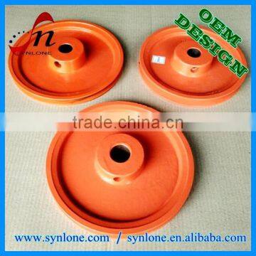 OEM Drawing Size Gray Iron Pulley Wheel, Sand Casting Custom Cast Iron photo-3