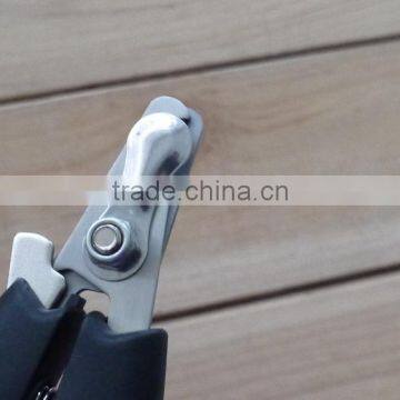 China Factory Wholesale Pet Clipper Cat Nail Trimmer With Color Plastic Handle photo-4