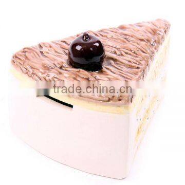 Birthday Ceramic Cake , ceramic Slice Money Box