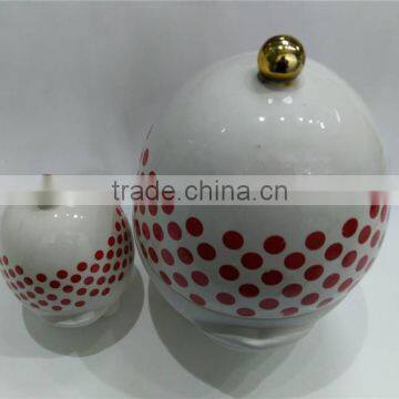Hot Sale Personalized Color Glazed Decorative Ceramic Custom Printed Candle Jars photo-5