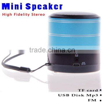 Universal speaker USB Digital MP3 Player support HiFi U disk TF card LCD FM Radio LED light mini speaker