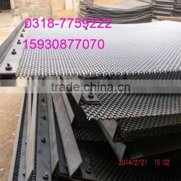 High performance coarse steel screens crimped wire mesh