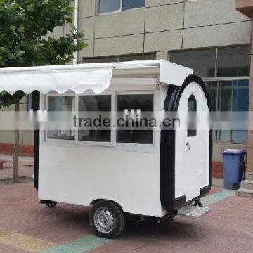 large size mobile restaurant trailer