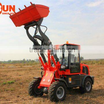 Everun Brand 1.2 Ton Mini Snow Bucket Wheel Loader With New Rear Bumper photo-3