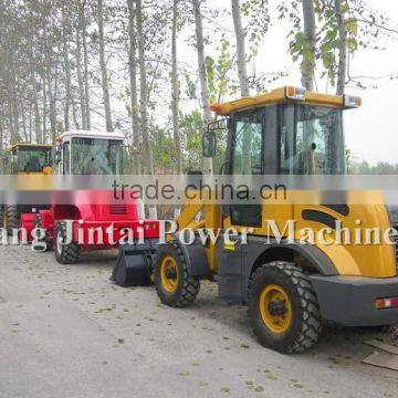 2 ton CE approved mini wheel loader ZL20F, with fork, with quick hitch