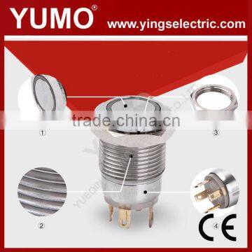 Hot Sale ABS12S-P1 8mm 12mm 16mm 19mm 22mm 25mm Momentary 3-250VDC/AC Metal Push Button Smd Micro Push Button photo-2