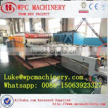 wpc foam board extrusion line/machine