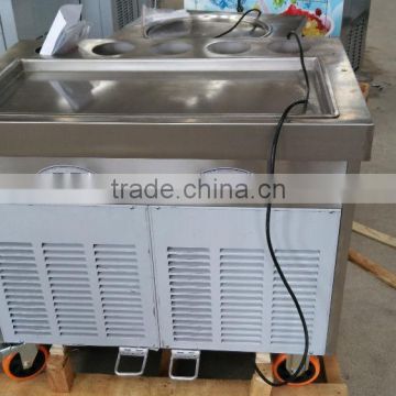 rainproof Fry Ice Cream Roll Machine Cart/small Fried Icecream Machine