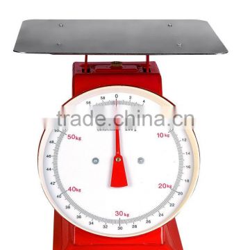 Mechanical platform scale 100kg spring weighing apparatus