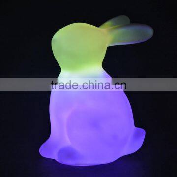 Easter Decoration Bunny Colorful Lamp Mini Sensor Night Light for Children Lights photo-2