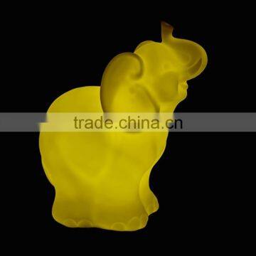 PVC LED Animal Elephant Shape Night Light for Baby or Children Christmas Gifts photo-2
