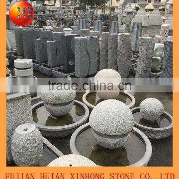 natural stone water fountain with ball