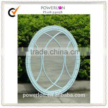 Vintage Unique Metal Small Round Wall Mirror photo-2