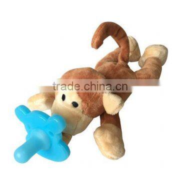Plush Animal Pacifier and Teether Holder photo-4