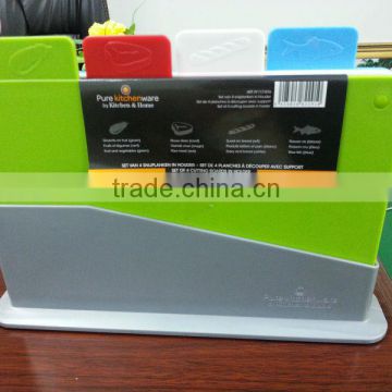 4PCS INDEX CHOPPING BOARD