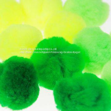 Green DIY Polypropylene Pompom photo-2