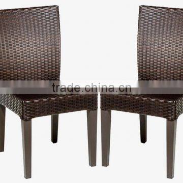 2017 Trade Assurance SIGMA Hot Selling all weather outdoor Wholesale customized pe rattan simple armless chairs