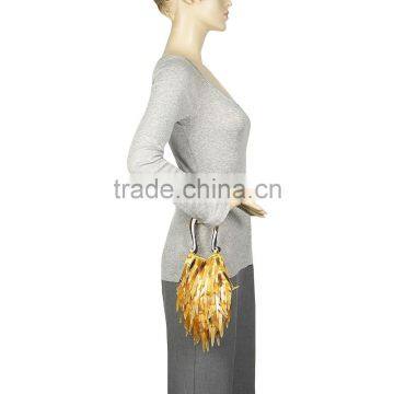 High Quality Best Selling Bamboo Leaf Shell (Horn) Evening Bag From Vietnam photo-3