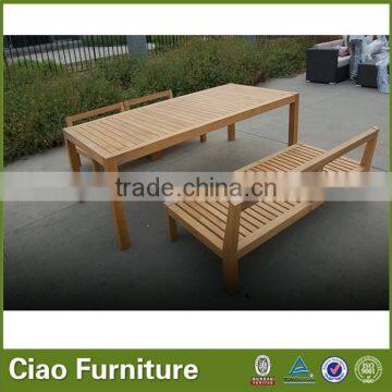 Waterproof Dining Room Set Outdoor Teakwood Dining Set photo-3