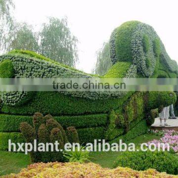 Small Sculpture Aritificial Green Sculpture Plastic Fake Plant Artificial Sculpture Artificial Plastic Fake Statue photo-2