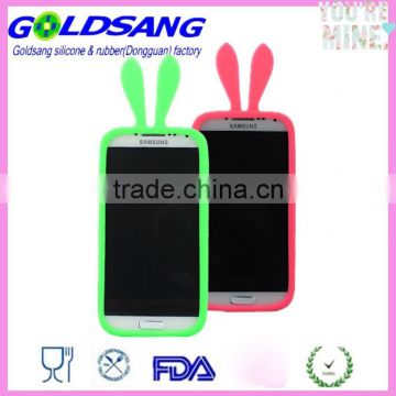 Universal Silicone Ring frame rabbit ear Cell Phone Case