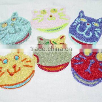 Beaded Coasters,Designer Coasters